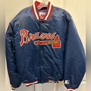 Youth vintage Atlanta Braves starter coat